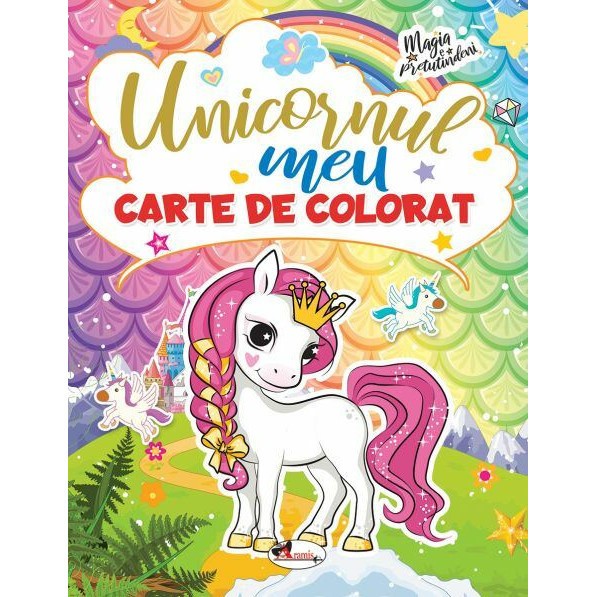 Unicornul meu. Carte de colorat