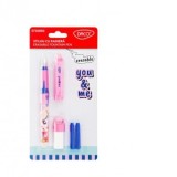 Stilou cu radiera You&amp;amp;amp;Me Roz ST300RZ, DACO