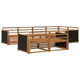 vidaXL Set de canapele de exterior 7 pcs natural 3383462