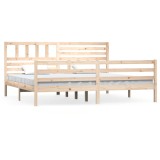 Cumpara ieftin Cadru de pat fara saltea, 200x200 cm, lemn masiv