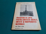 PRAHOVENII &Icirc;N LUPTA PENTRU LIBERTATEA SOCIALĂ, UNITATE ȘI INDEPENDENȚĂ *1992/ 58