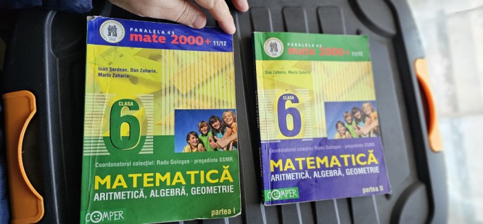 MATEMATICA ARITMETICA ALGEBRA GEOMETRIE CLASA A 6 A PARTEA I, II SERDEAN COMPER