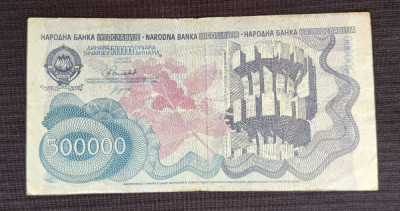 Iugoslavia - 500 000 Dinari / dinara (1989) foto