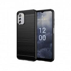 Husa Compatibila cu Nokia G60 Techsuit Carbon Silicone Negru