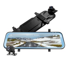 Camera Auto Tip Oglinda Techstar? C10, Dubla, Inregistrare 1296P, Ecran LCD, 10 inch, Night Vision, Camera Marsarier foto