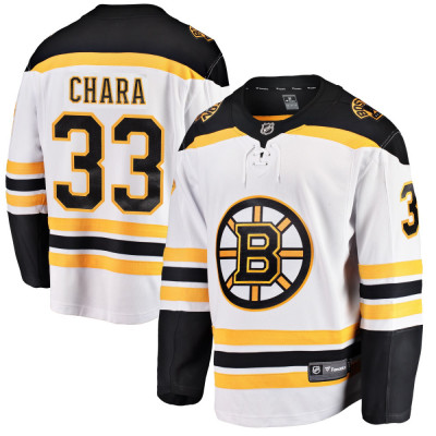 Boston Bruins tricou de hochei white #33 Zdeno Chara Breakaway Alternate Jersey - M foto