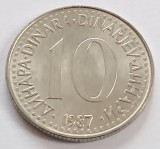 Iugoslavia, 10 Dinara 1987, Europa