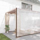 VidaXL Prelata transparenta cu ochiuri 10x12 m polietilena