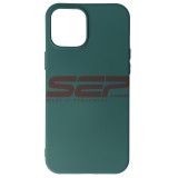 Husa Silicon iPhone 12 Pro Max Midnight Green - Calitate Premium, Protectie Eficienta