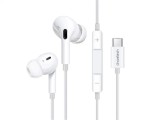 Casti In-Ear cu fir Choetech OC-A011-WH USB-C microfon reglare volum silicon alb