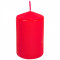 Lumanare cilindrica parfumata, model cu merisoare, 6&amp;#215;10 cm, rosu