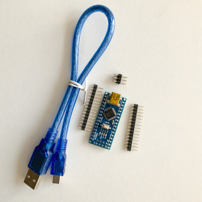 Arduino Nano kit V3.0 ATmega328P-AU + cablu (a.652) foto