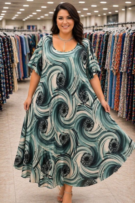 Rochie Maxi din Vascoza cod 0047Marimea