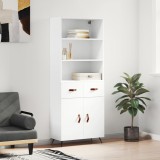 vidaXL Dulap &icirc;nalt, alb, 69,5x34x180 cm, lemn compozit