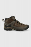 Cumpara ieftin Keen pantofi Targhee III Mid barbati, culoarea maro 1017786.-BUNG/BLA