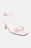 Aldo sandale de piele DAISYROSE culoarea roz, 13964636