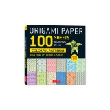 Origami Paper 100 Sheets Colorful Patterns 8 1/4 (21 CM): Extra Large Double-Sided Origami Sheets Printed with 12 Different Color Combinations (Instru