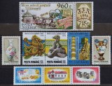 BC88, Romania, lot 4 serii, storie, exozitii filatelice, ziua macii postale romanesti