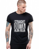 Cumpara ieftin Tricou negru barbati - Straight Outta Alba Iulia - M, THEICONIC