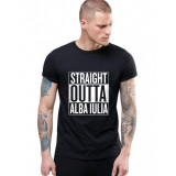Tricou negru barbati - Straight Outta Alba Iulia - L