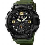 Ceas barbatesc Tio 1994 Quartz Digital Army Military Sport Dual Time