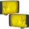 Set 2 Proiectoare dreptunghiulare cu lentila galbena HM1.08331 Wesem