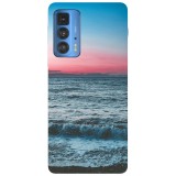 Husa compatibila cu Motorola G50 model Pink sky, Silicon, TPU, Viceversa, Transparent, Carcasa