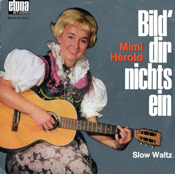 Disc Vinil 7# Mimi Herold + Duo Rasp &lrm; Etona Studio &lrm;&ndash; 8210 + AUTOGRAF