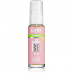 Delia Cosmetics BB So Perfect crema BB matifianta cu efect de hidratare culoare 02 Medium 30 ml