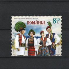 ROMANIA 2013 - EMISIUNE COMUNA ROMANIA - POLONIA, MNH - LP 1993 (1)