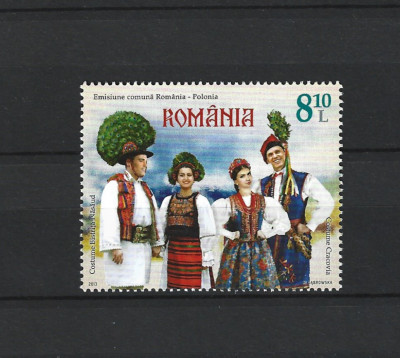 ROMANIA 2013 - EMISIUNE COMUNA ROMANIA - POLONIA, MNH - LP 1993 (1) foto