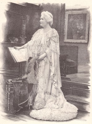 ✅Gravura 1909 &amp;quot;Regina Elisabeta&amp;quot;,xilogravura, gravor Henri Breuer, pub. Mariani foto