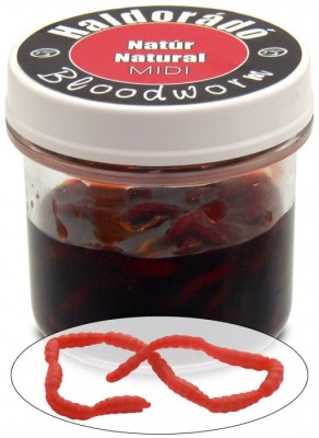 Haldorado - Momeala artificiala Bloodworm - Natur midi foto
