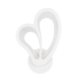 Aplica LED Erste Loki 16W 1360lm, 19x26cm, Design Modern Alb, CCT Reglabil 2700K-6500K, Corp Iluminat Perete Ideal Hol Dormitor, Metal Acrilic