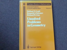 Unsolved Problems in Geometry VOL 2 Hallard T. Croft, Kenneth J. Falconer, Eichard K. Guy
