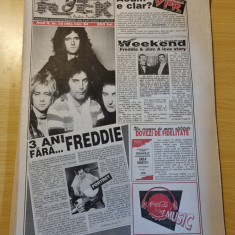 vox pop rock noiembrie 1994-3 ani fara freddie mercury,marius teicu,timpuri noi