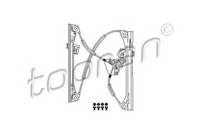 Macara geam VW POLO (9N) (2001 - 2012) TOPRAN 111 263 foto