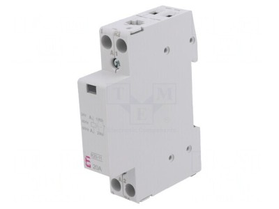 Contactor 2P 20A 24VAC NC NO foto