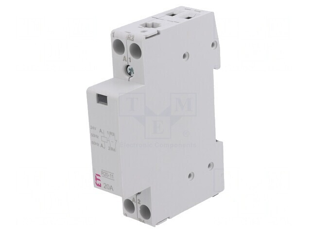 Contactor 2P 20A 24VAC NC NO