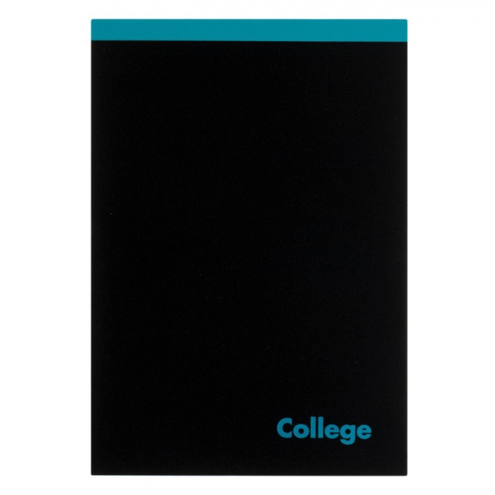 Carnet Notițe A5, College, 50 File, Copertă Neagră Albastră