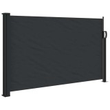 Cumpara ieftin Copertina laterala retractabila, negru, 120x500 cm