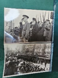 Doua fotografii de epoca, anii 1940-1941 , de la Parada trupelor Fasciste