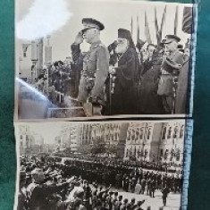 Doua fotografii de epoca, anii 1940-1941 , de la Parada trupelor Fasciste