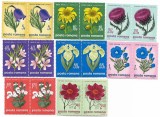 Romania (324) - Flori de stepa, 1970 - serie neobliterata, blocuri de 2