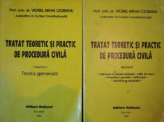 Tratat teoretic si practic de procedura civila - Viorel Mihai Ciobanu (2 vol.) foto