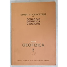 STUDII SI CERCETARI DE GEOLOGIE , GEOFIZICA , GEOGRAFIE , SERIA GEOFIZCA , NR. 2 , TOMUL 8 , 1970