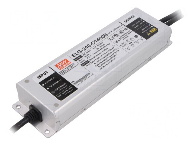 Alimentator LED 240W 1400mA 100-305VAC