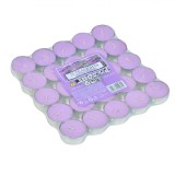 Set Lum&acirc;nări Pastilă, 25 Bucăți, Aromă Lavandă, Culoare Mov, Dimensiuni 3,5x1,5cm