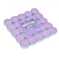 Set Lum&acirc;nări Pastilă, 25 Bucăți, Aromă Lavandă, Culoare Mov, Dimensiuni 3,5x1,5cm