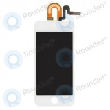 Capacul frontal al modulului de afișare + digitizeralb pentru iPod Touch 5G, 6G